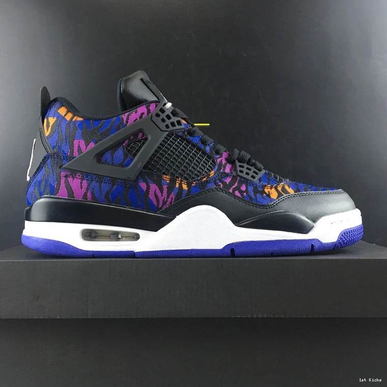Retro 4 BQ9043-005 Violet - Black Rush (GS) Jordan 0509